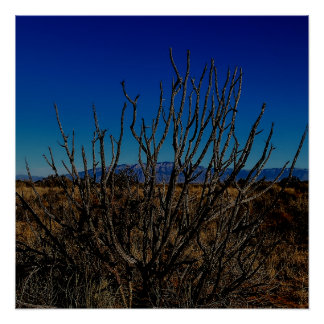 Poster Sandia Mountains Albuquerque 