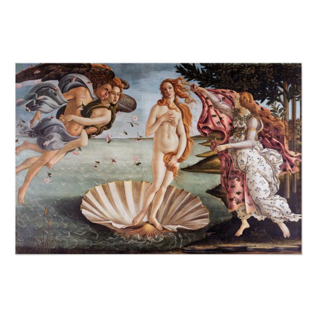 Poster Sandro Botticelli - Naissance de Vénus (Devant)