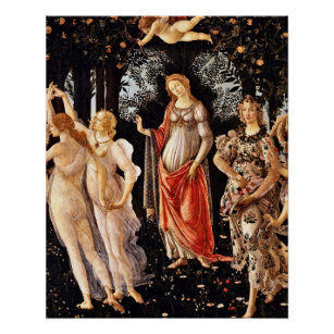 Poster Sandro Botticelli - Primavera, Printemps