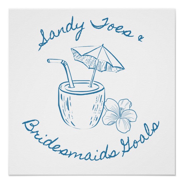 Poster Sandy Toe & Demoiselles d'honneur Objectifs Bachel (Devant)