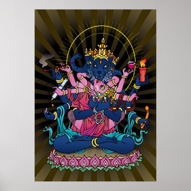 Poster sans bordure (Devant)