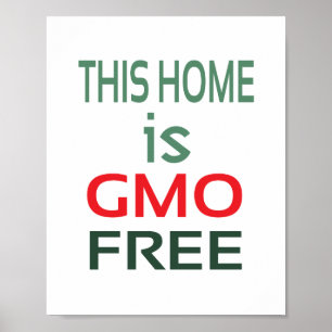 Poster Sans OGM (format standard de cadre photo)