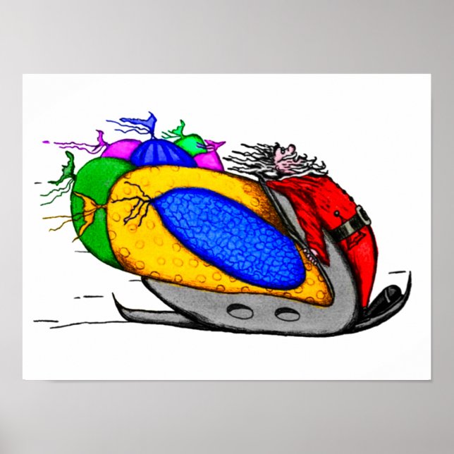 Poster Santa Claus (Devant)