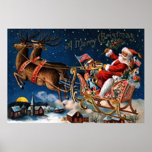 Poster Santa Claus is Comming to Town