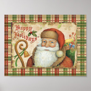 Poster Santa Claus with Gifts