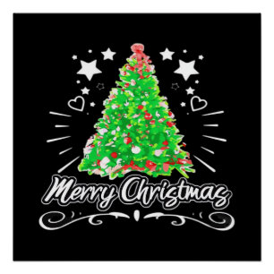 Poster Sapin de Noël Joyeux Noël Essentiel