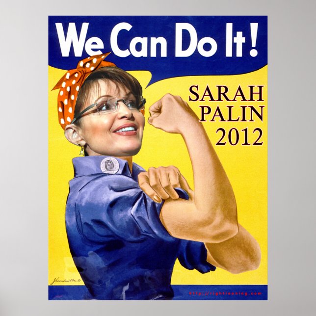 Poster Sarah Palin On Peut Le Faire (Devant)