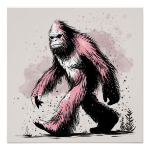 Poster Sasquatch Bigfoot