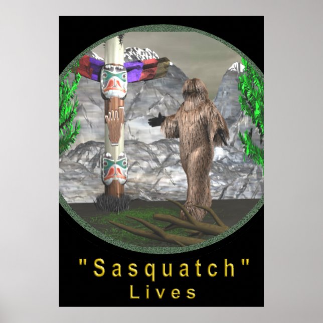 Poster Sasquatch de Bigfoot (Devant)