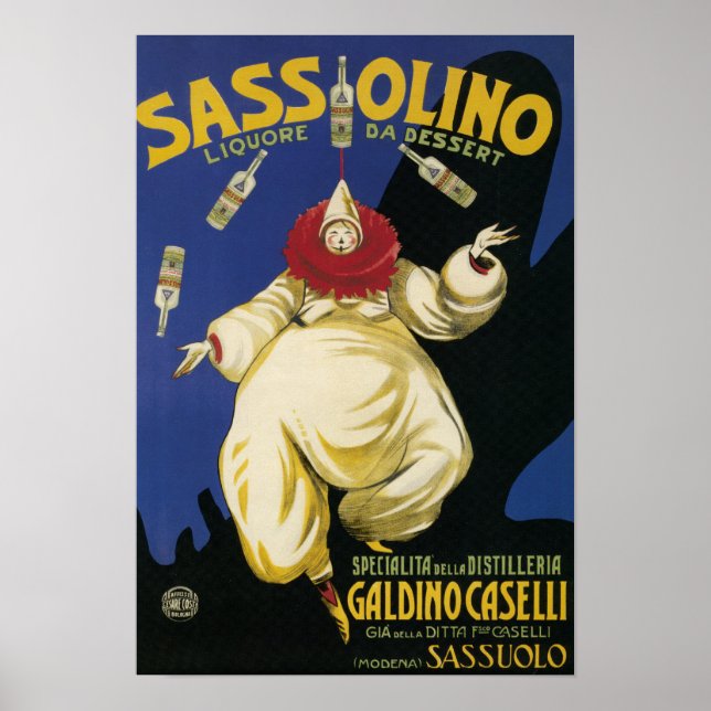 Poster Sassolino Liquore da Dessert (Devant)