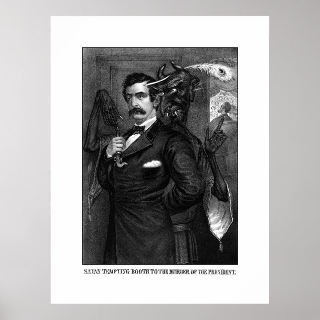 Poster Satan Tempérant John Wilkes Booth (Devant)