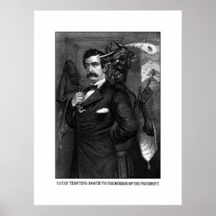 Poster Satan tentant John Wilkes Booth