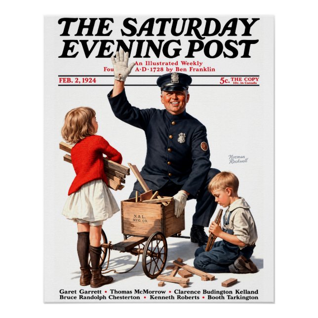 Poster Saturday Post 1924 (Devant)