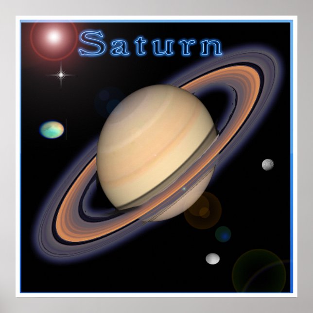Poster Saturn (Devant)