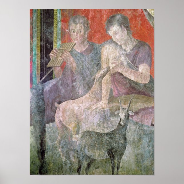 Poster Satyr et Nymphe (Devant)