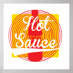 Poster Sauce chaude !