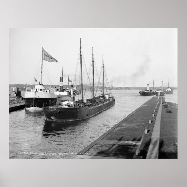 Poster Sault Ste. Marie : 1905 (Devant)