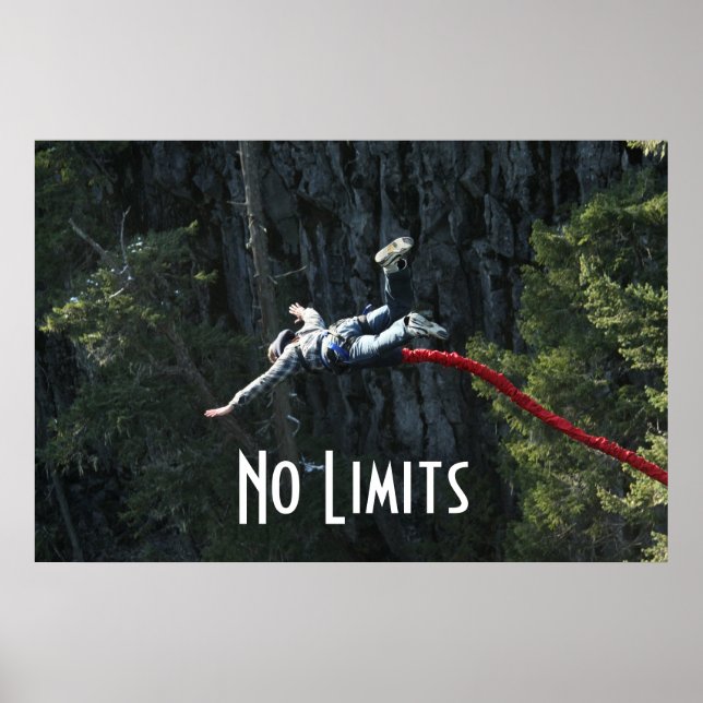 Poster Saut à l'élastique sans limites (Devant)