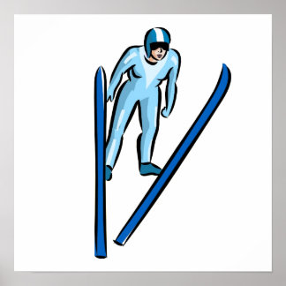Poster Saut de ski