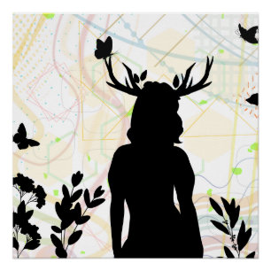 Poster Sauvage avec la nature