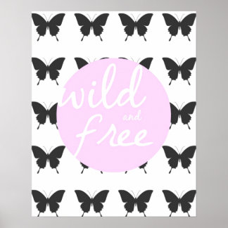 Poster Sauvage et libre