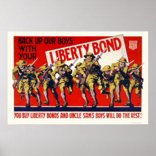 Poster Sauvegardez nos garçons avec votre Liberty Bond
