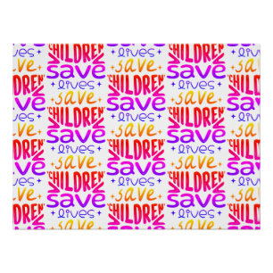 Poster Sauver les enfants, sauver des vies