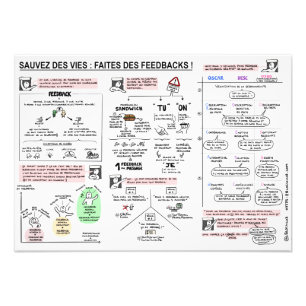 Poster "Sauvez des vies, faites des FEEDBACKS !"