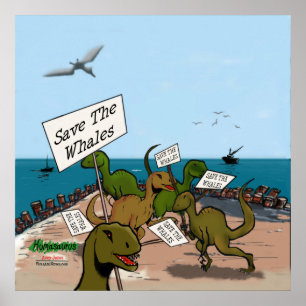 Poster Sauvez les baleines