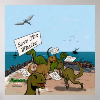 Poster Sauvez les baleines