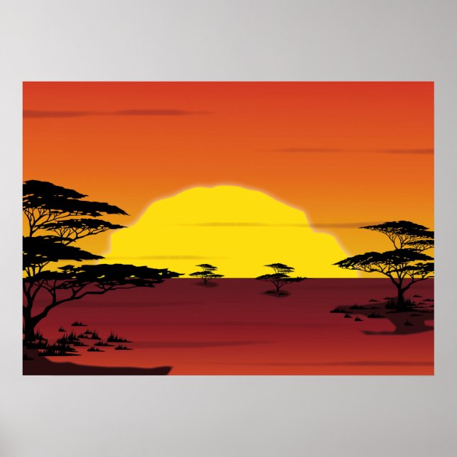 Poster Savannah (Devant)