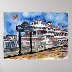 Poster savannah_queen_river_boat