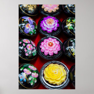 Poster Savon Carrelé au marché