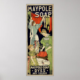 Poster Savon Maypole