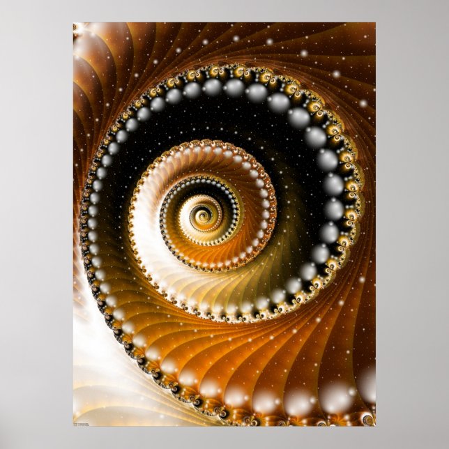 Poster Scales chatoyantes (Devant)