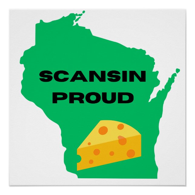 Poster Scansin (Wisconsin) Fier ! (Devant)