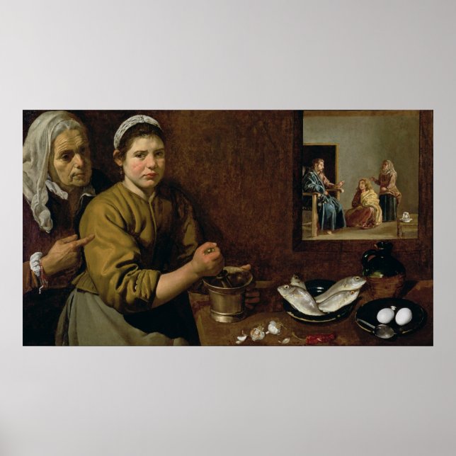 Poster Scène de cuisine (Devant)