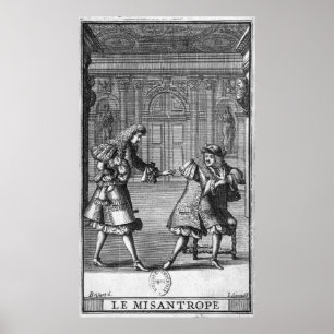 Poster Scène de "Le Misanthrope"