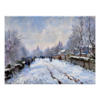 Scène de neige à Argenteuil