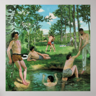 Poster Scène d'été, Frederick Bazille