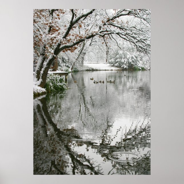 Poster Scène hivernale de l'affiche (Devant)