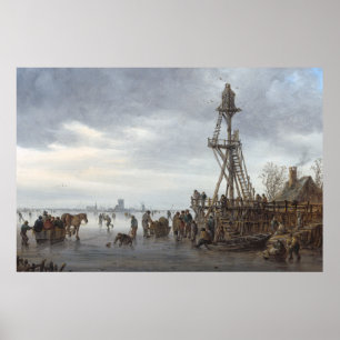 Poster Scène néerlandaise avant janvier van Goyen de