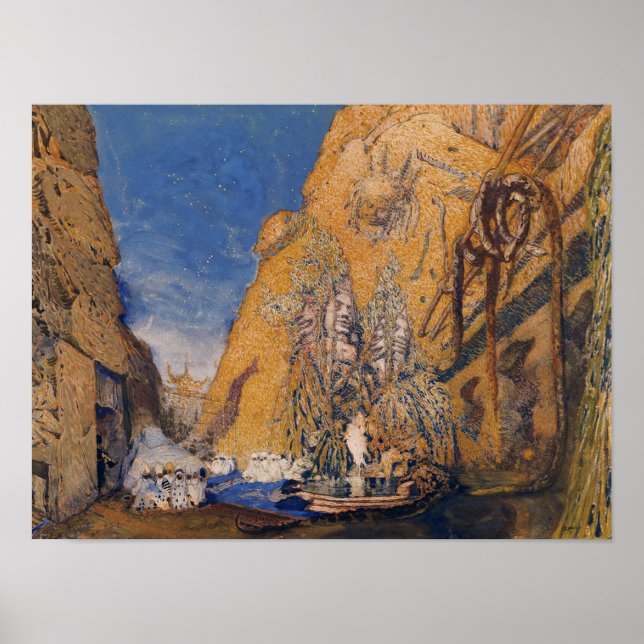 Poster Scène pour "Dieu Bleu" (Devant)