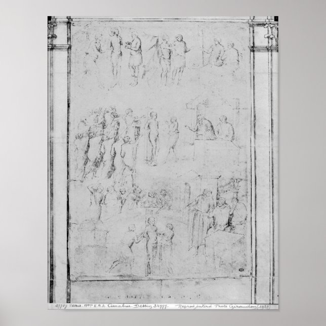Poster Scènes de la Vie d'un Saint, détails (Devant)