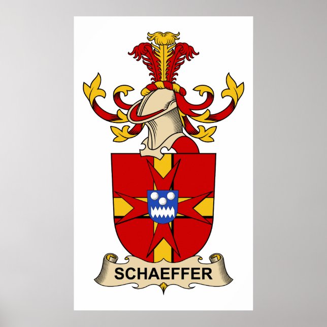 Poster Schaeffer Family Crest (Devant)
