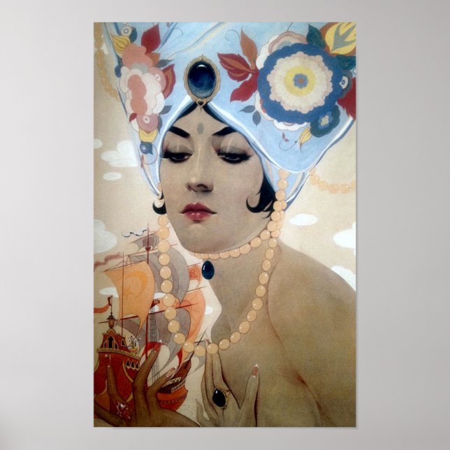Poster Scheherazade par Alberto Vargas (1921) (Devant)