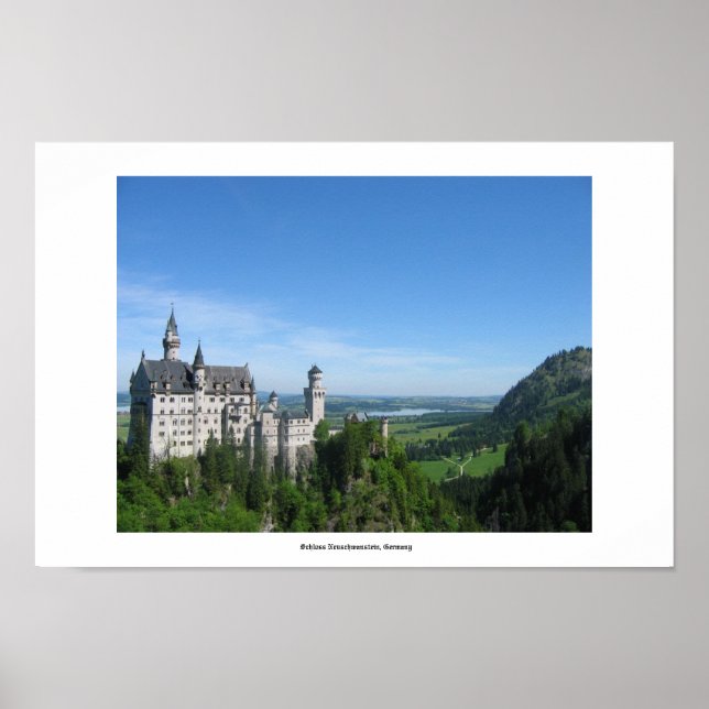 Poster Schloss Neuschwanstein, Allemagne (Devant)