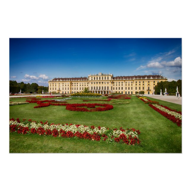 Poster Schloss Schoenbrunn Vienne Autriche (Devant)