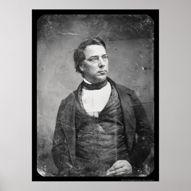 Poster Scholar George Perkins Marsh Daguerreotype 1850 (Devant)