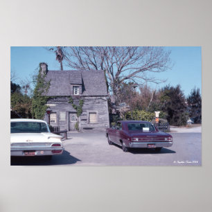 Poster Schoolhouse St Augustine Floride